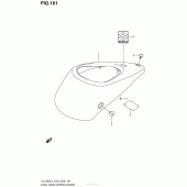Схема узла: Накладка топливного бака (Vl1500Bl4 E03) для Suzuki VL1500 Boulevard C90 B.O.S.S