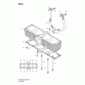 Схема вузла: Циліндр для Suzuki GSF1200 Bandit