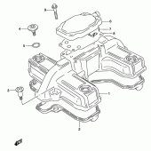 Схема узла: Клапанная крышка для Suzuki GS500