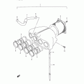 Схема узла: Воздушный фильтр (See note) для Suzuki GSX600 Katana