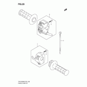 Схема узла: Пульт управления рулевой для Suzuki DR125