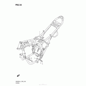 Схема узла: Рама для Suzuki GW250 Inazuma