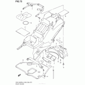 Схема вузла: Rear Fender (Gsx1300Ral4 E33) для Suzuki GSX1300 Hayabusa