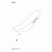 Схема вузла: Сидіння для Suzuki DR-Z125 DR-Z125L