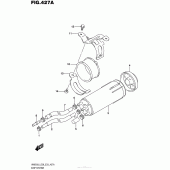 Схема вузла: Система вентиляції бензобака (An650L6 E33) для Suzuki AN650 Burgman (EU analogue of SkyWave)