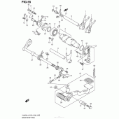 Схема вузла: Копірний вал & Вилки & Вал перемикання для Suzuki VL800 Boulevard C50C