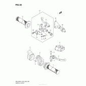 Схема вузла: Ручки керма для Suzuki RM-Z450