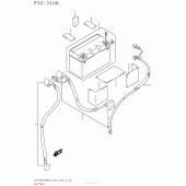 Схема вузла: Акумулятор для Suzuki DR-Z400 DR-Z400SM