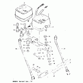 Схема узла: Спидометр & Тахометр для Suzuki DR400