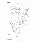 Схема узла: Передний тормозной суппорт для Suzuki VZ1500 Boulevard M90