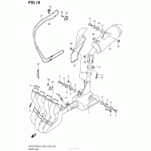 Схема вузла: Вихлопна система для Suzuki GSX-R750