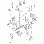 Схема узла: Электропроводка (Model y) для Suzuki GSX-R600