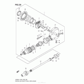 Схема вузла: Редуктор & Карданний вал Suzuki VZ800 Boulevard M50
