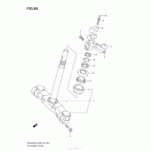 Схема вузла: Рульова траверса для Suzuki AN400 Burgman (EU analogue of SkyWave)