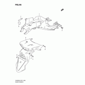 Схема узла: Заднее крыло для Suzuki DL650 V-Strom