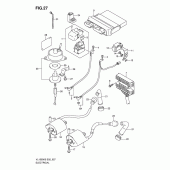 Схема вузла: Електроустаткування для Suzuki VL1500 Intruder C1500/ Boulevard C90
