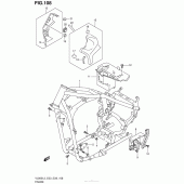 Схема вузла: Рама (Vl800L3 E28) для Suzuki VL800 Boulevard C50C