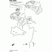 Схема узла: Топливный бак (Gsx-R1000L6 E33) для Suzuki GSX-R1000