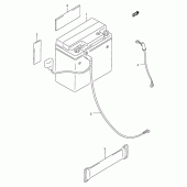 Схема вузла: Акумулятор для Suzuki GZ250 Marauder