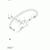 Схема вузла: Паливний насос для Suzuki AN400 Burgman (EU analogue of SkyWave)