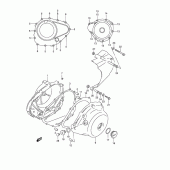 Схема узла: Крышки картера для Suzuki VZ800 Marauder
