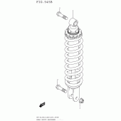 Схема вузла: Rear Shock Absorber (Dr-Z125L5 E33) для Suzuki DR-Z125 DR-Z125