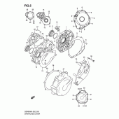 Схема узла: Крышки картера для Suzuki GSR600