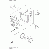 Схема узла: Фара для Suzuki DR650 DR650SE