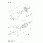 Схема вузла: Стартер електричний для Suzuki DR200 DR200SE