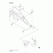 Схема вузла: Вихлопна система для Suzuki DR200 DR200SE
