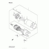 Схема вузла: Стартер електричний для Suzuki AN400 Burgman (EU analogue of SkyWave)