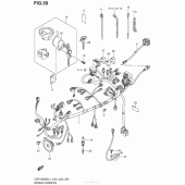 Схема вузла: Wiring Harness (Vzr1800Bzl4 E33) для Suzuki VZR1800 Boulevard M109R BOSS
