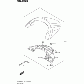 Схема вузла: Заглушка сидіння пасажира (For Pgz) (Vzr1800Bzl6 E28) для Suzuki VZR1800 Boulevard M109R BOSS