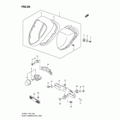 Схема вузла: Задній ліхтар (Стоп-сигнал) для Suzuki VL800 Intruder C800/Boulevard C50
