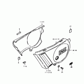 Схема узла: Боковые панели для Suzuki TS125