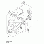 Схема вузла: Фара (E2, e19, p37) для Suzuki GSX-R750