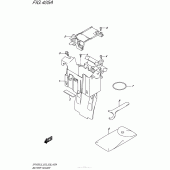 Схема вузла: Кріплення акумулятора (Sfv650L5 E03) для Suzuki SFV650 Gladius