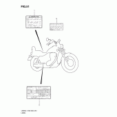 Схема узла: Наклейки (Ls650l1 e33) для Suzuki LS650 Boulevard S40