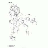 Схема узла: Блок ABS для Suzuki AN400 Burgman (EU analogue of SkyWave)