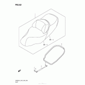 Схема узла: Seat (An650Zl3 E28) для Suzuki AN650 Burgman (EU analogue of SkyWave)