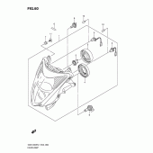 Схема узла: Фара (Gsx1300rl1 e51) для Suzuki GSX1300 Hayabusa