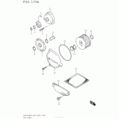 Схема узла: Масляный насос для Suzuki DR650 DR650SE