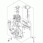 Схема узла: Карбюратор для Suzuki DR-Z400 DR-Z400S