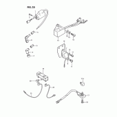 Схема вузла: Електроустаткування (Model z/k, model p e6, p9) для Suzuki TS185