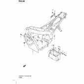 Схема вузла: Рама (Gs500fh p28) для Suzuki GS500