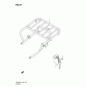 Схема узла: Багажник (Dr200sel2 e06) для Suzuki DR200 DR200SE
