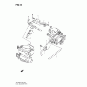Схема узла: Топливная рейка & Инжектор для Suzuki DL1000 V-Strom