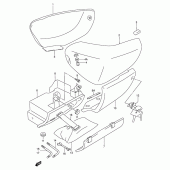 Схема вузла: Бічні панелі (Model w/x) для Suzuki VL1500 Intruder LC