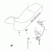 Схема вузла: Сидіння для Suzuki XF650 Freewind