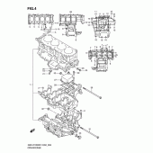 Схема узла: Картер двигателя для Suzuki GSX-R1000